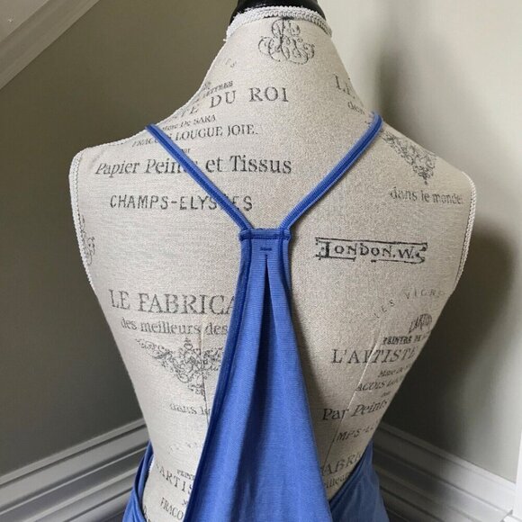 NWT Zella Her Racerback Tank Top Shirt Womens Large Blue Sleeveless Yoga NEW - Picture 11 of 12